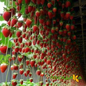 Клубника ампельная Анастасия купить по цене от 370р. в интернет-магазине «Посадика» с доставкой почтой в в Западная Двинае и по всей России – [изображение №1].
