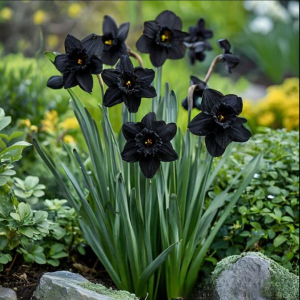 Нарцисс Тень Королевы купить по цене от 500р. в интернет-магазине «Посадика» с доставкой почтой в в Западная Двинае и по всей России – [изображение №1].